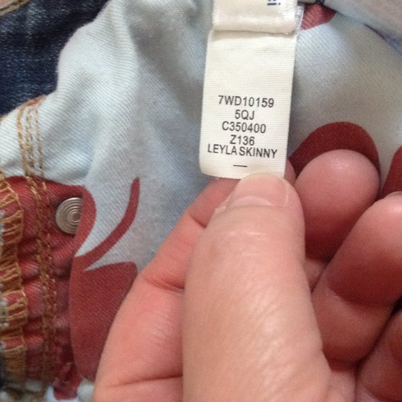 Lucky Brand Leyla Skinny Jeans, Distressed, Medium Wash, Sz 10/30 - Picture 10 of 16